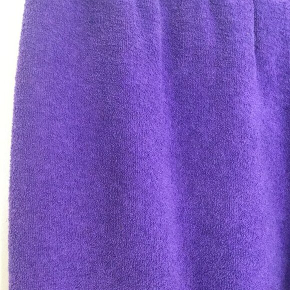 Spa by Chico's Purple Terry Pull-On Pants - Picture 7 of 8